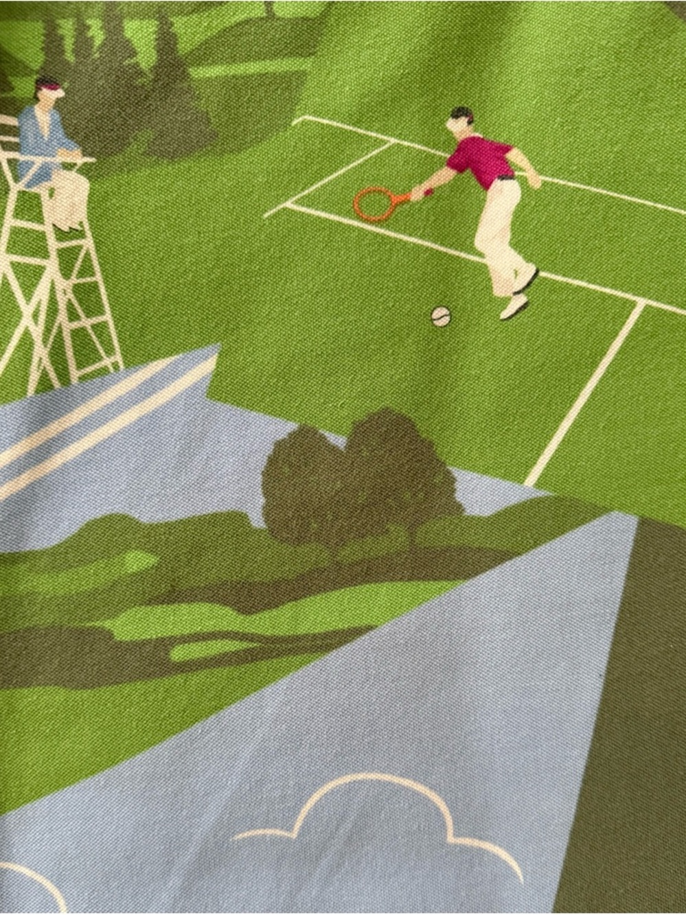 POLO Ralph Lauren 🎾 Tennis print Polo shirt circa 2014 - Picture 4 of 9